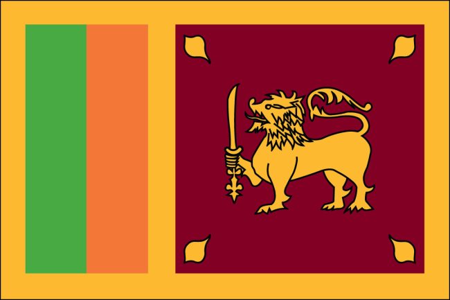 Bandera de Sri Lanka. Historia y significado