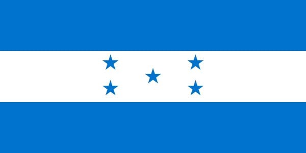 honduran bandera