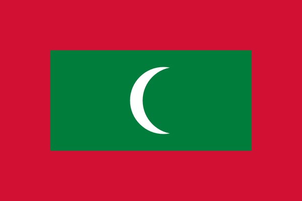 maldivan bandera