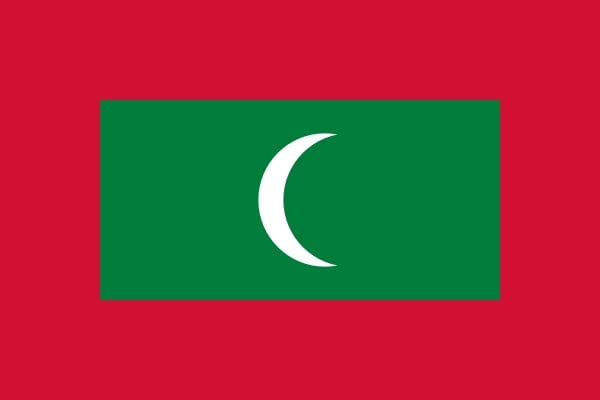 maldivan bandera