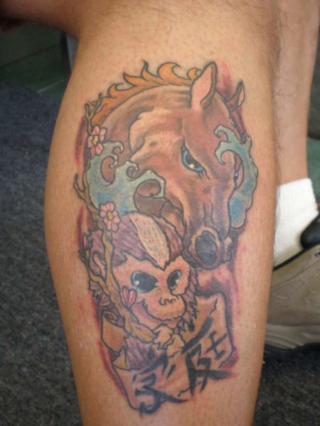 tatuaje caballo 540