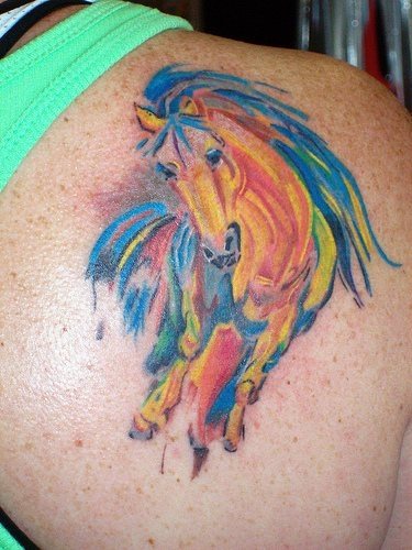 tatuaje caballo 542