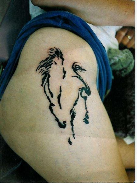 tatuaje caballo 558