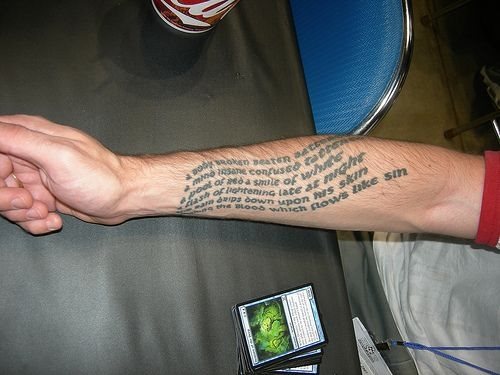 tatuaje caligrafia letra 558