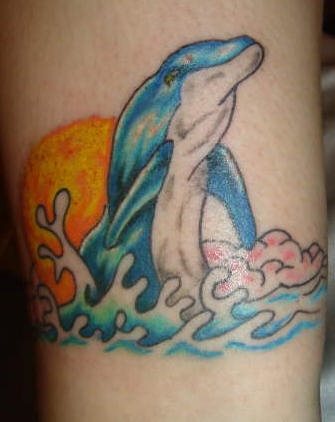 tatuaje delfin 501