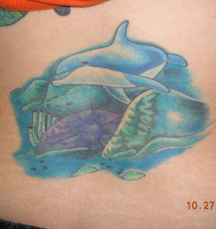 tatuaje delfin 504