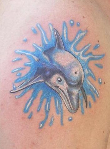 tatuaje delfin 507