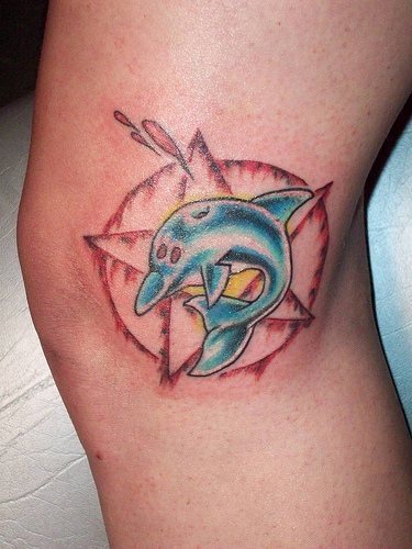 tatuaje delfin 539