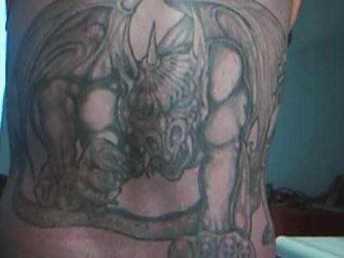 tatuaje gargola 1018