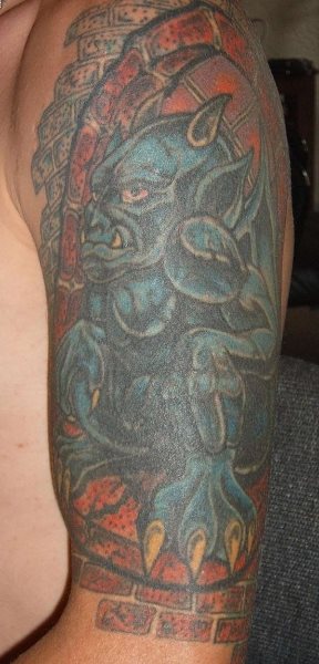 tatuaje gargola 1036