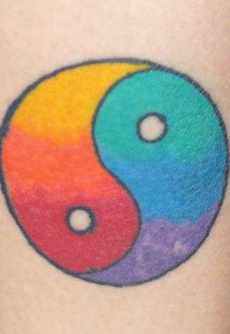 Ying Yang de colores.