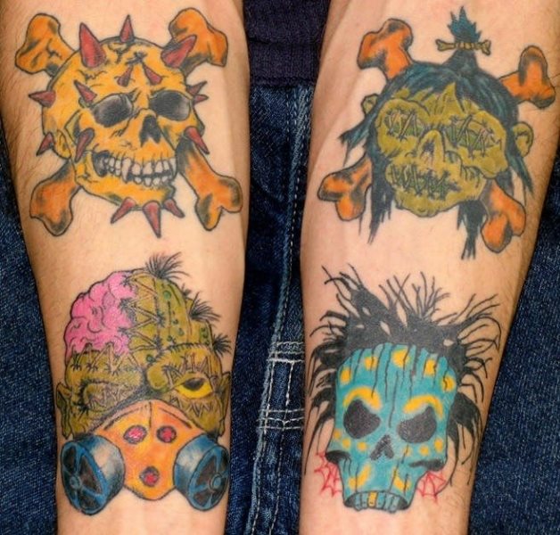 tatuaje zombie 1061