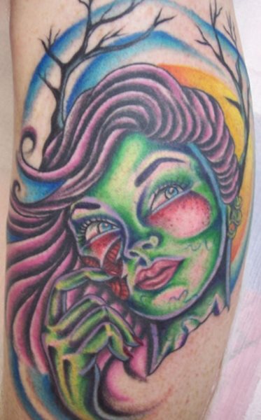 tatuaje zombie 1001