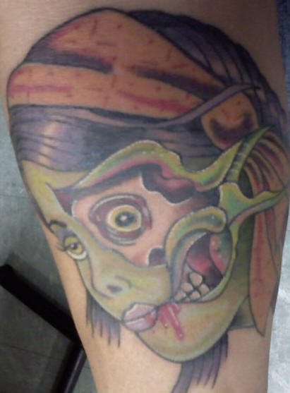 tatuaje zombie 1006