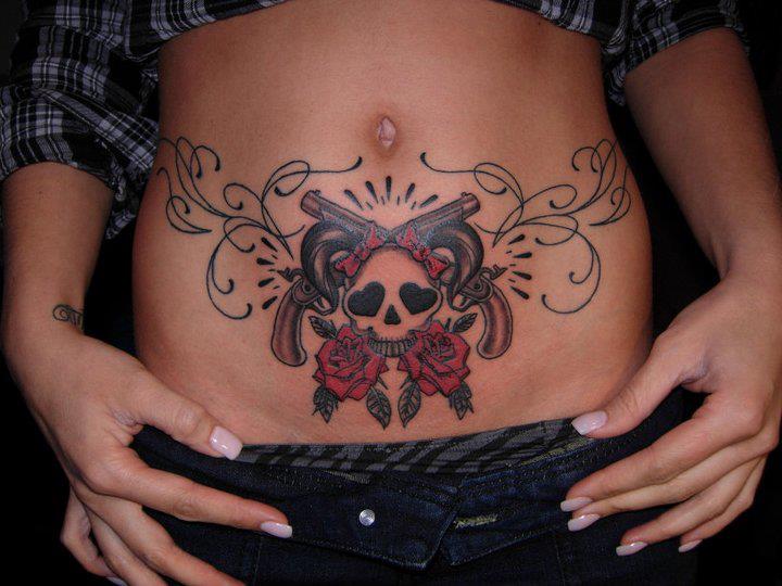 tatuaje abdomen 51