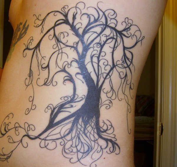 tatuaje arbol 14