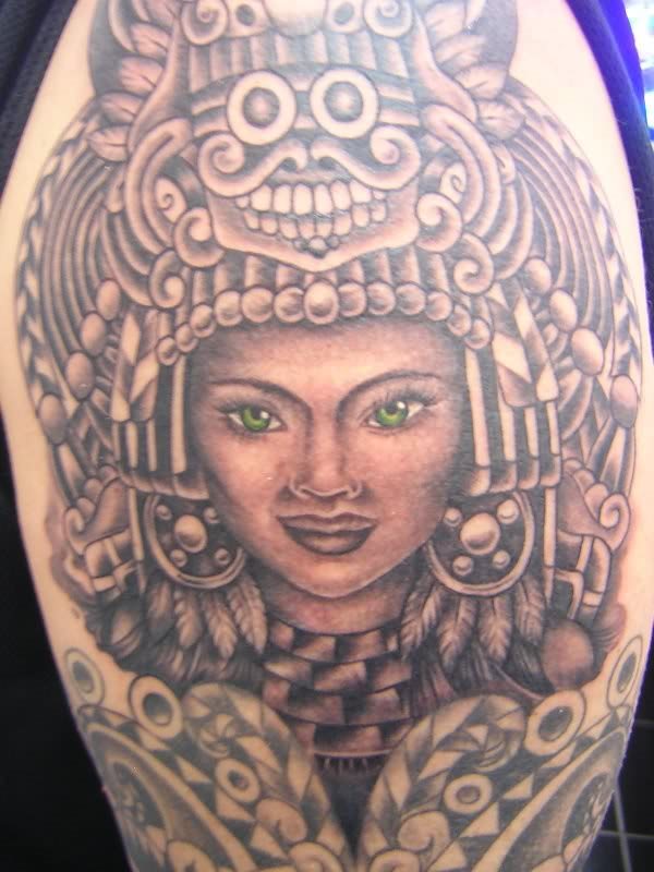 tatuaje azteca 12