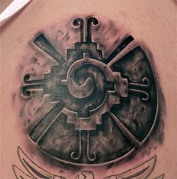 tatuaje azteca 14