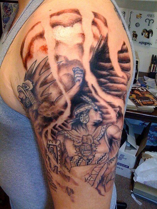 tatuaje azteca 20