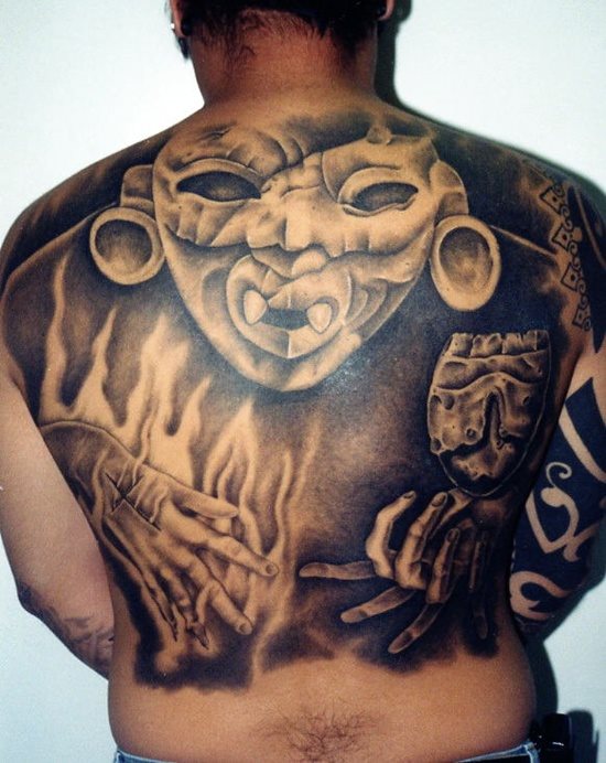 tatuaje azteca 25