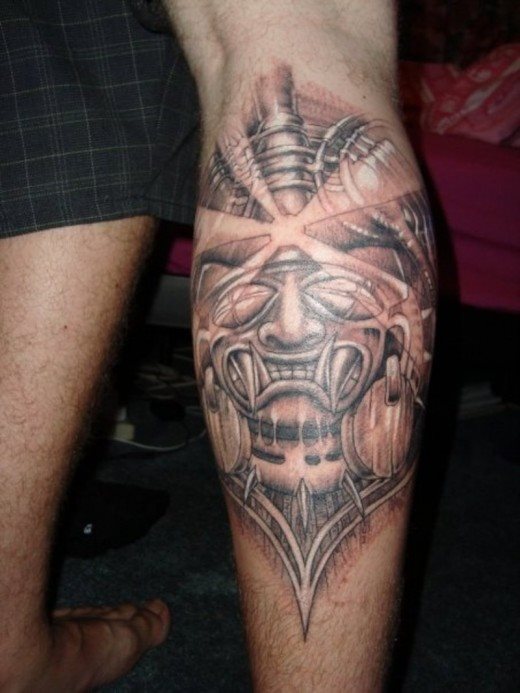 tatuaje azteca 38