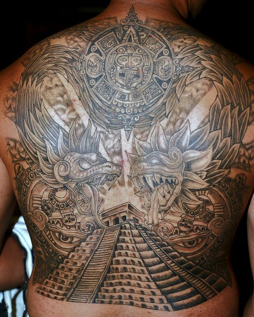 tatuaje azteca 47