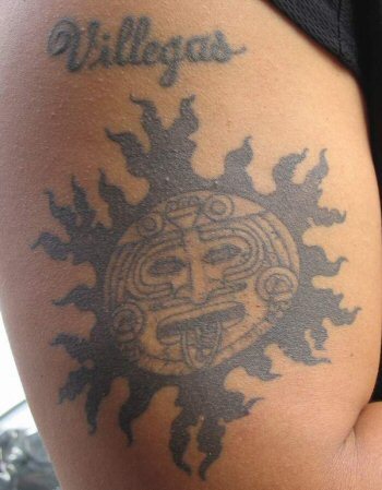 tatuaje azteca 49
