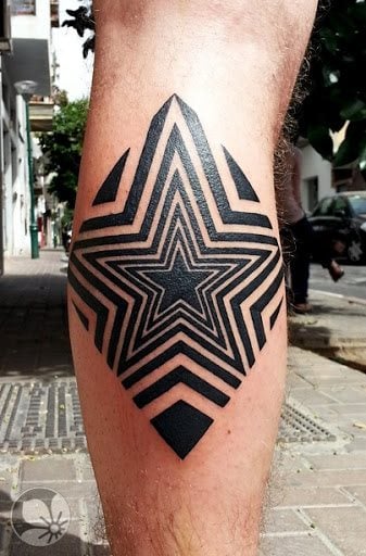 tatuaje estrella 45