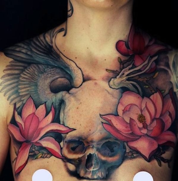 ¿Qué simboliza la flor de loto en un tatuaje?