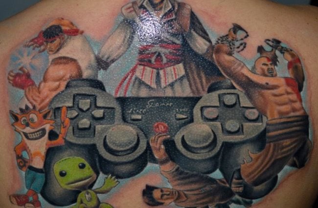 Significado de los tatuajes de videojuegos y sus personajes