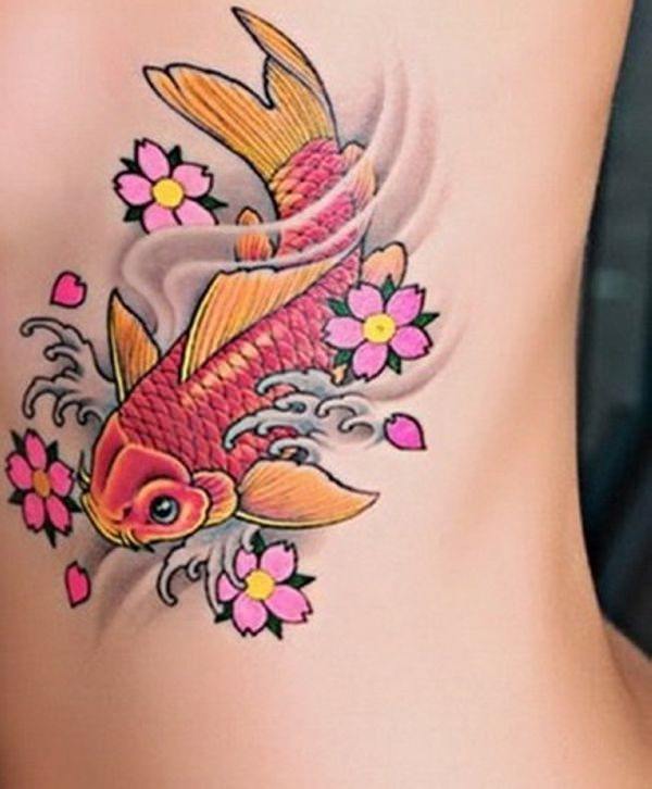 Significado de los diferentes tatuajes del Pez Koi