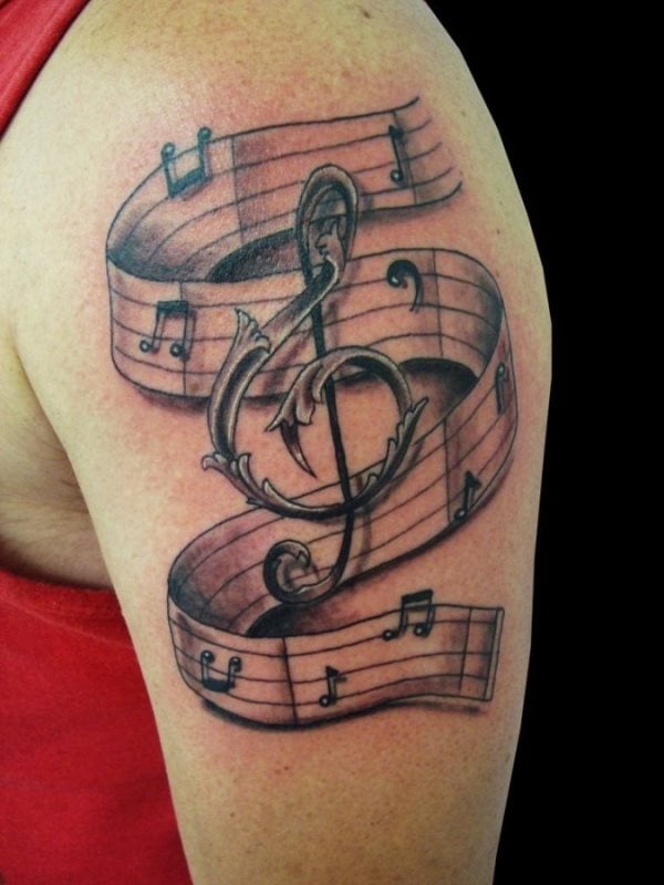 66 Tatuajes De Musica Galeria Con Simbolos Musicales