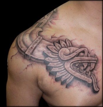 Dragn de estilo azteca Dragn de estilo azteca