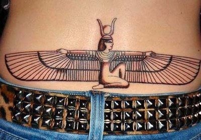 Diseo de Maat, la diosa egipcia de la justicia y hija del dios Ra