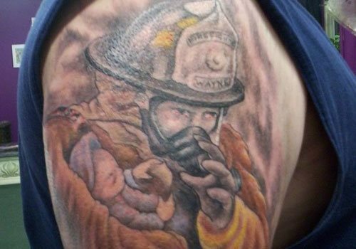 50 Tatuajes de bomberos y de los apagafuegos