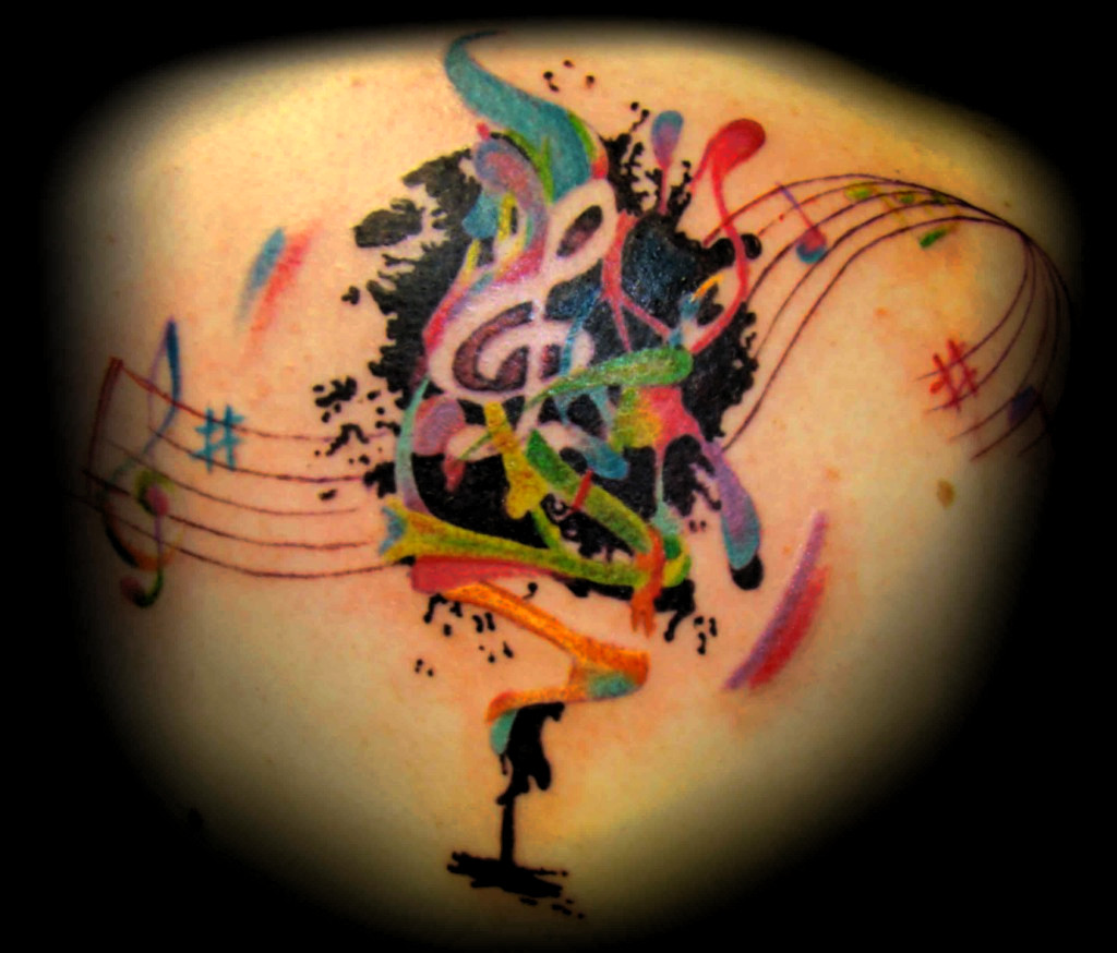 tatuaje musica 143