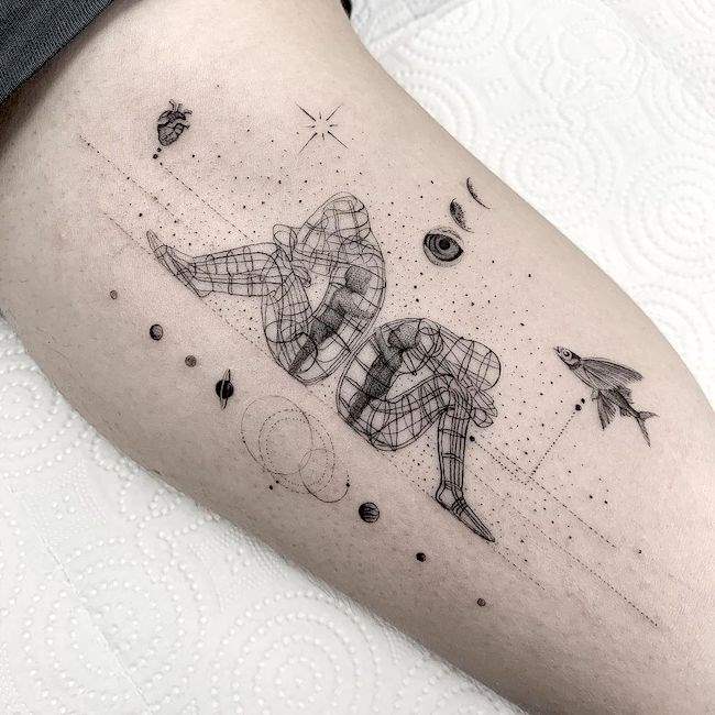 tatuaje para un geminis 45