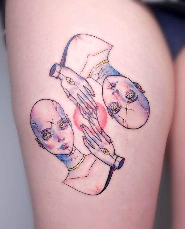 tatuaje para un geminis 51