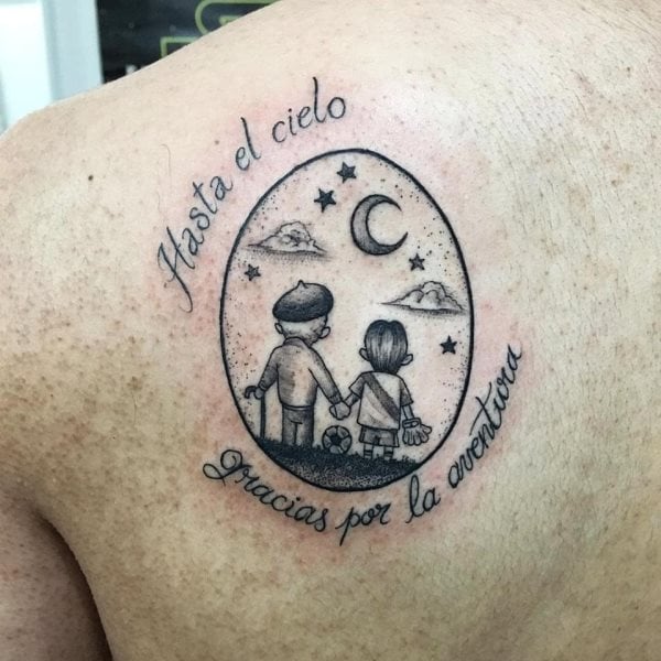 48 Tatuajes para recordar a nuestro abuelo o abuela (fallecido o no)