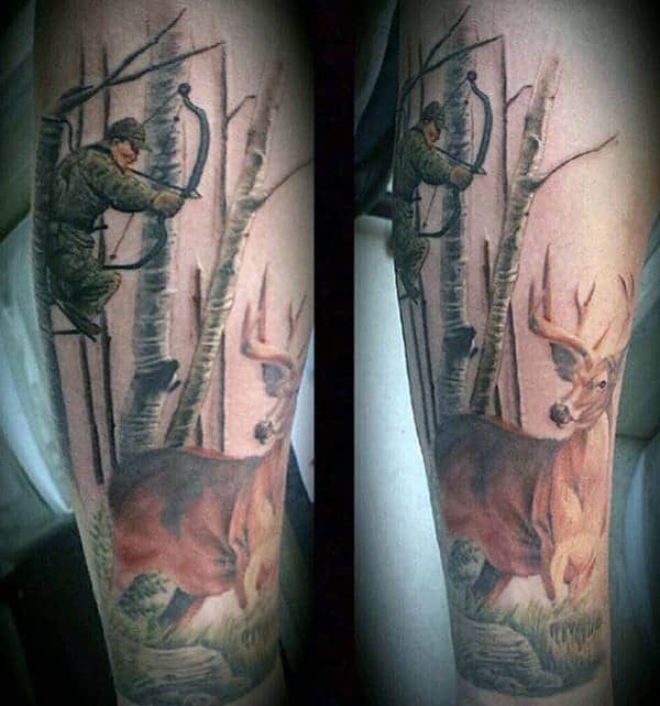 tatuaje caza cazador 05