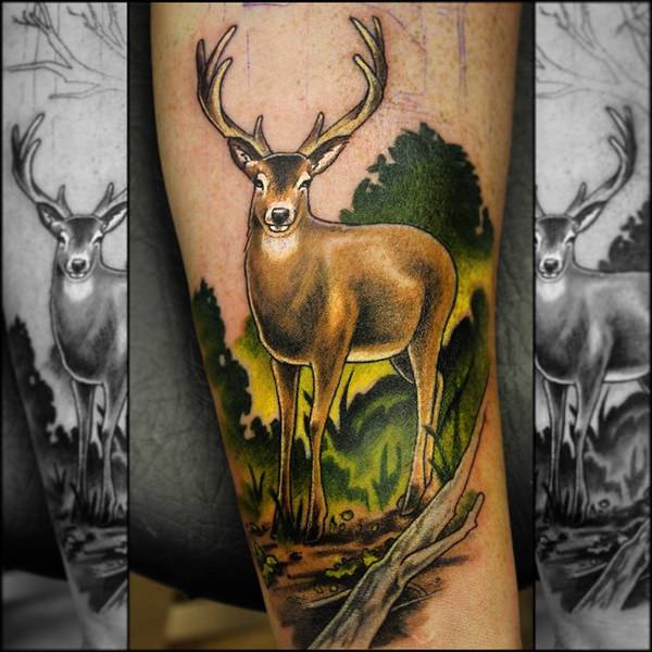 tatuaje caza cazador 07
