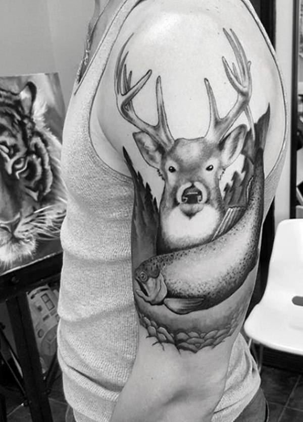 tatuaje caza cazador 15