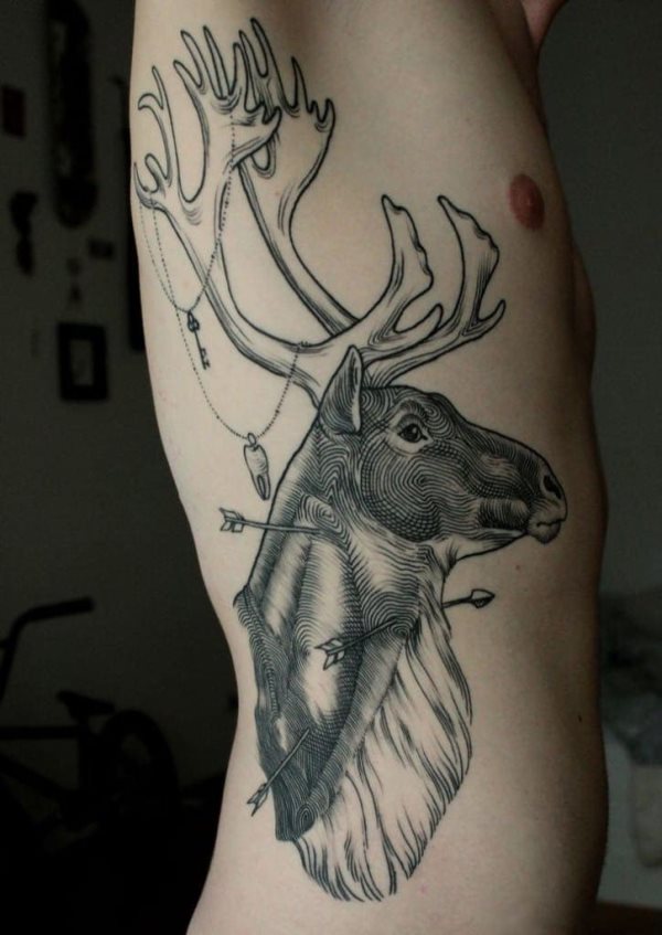 tatuaje caza cazador 179