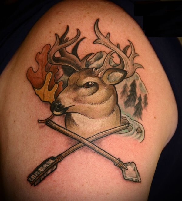 tatuaje caza cazador 209