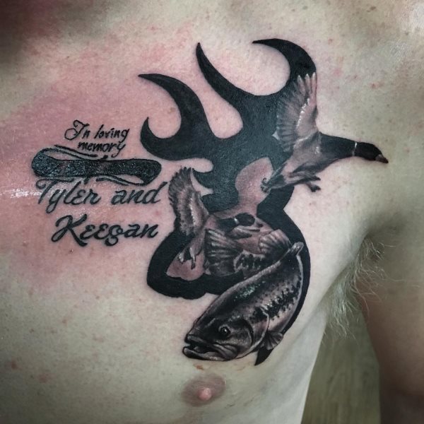 tatuaje caza cazador 475