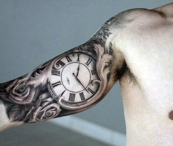 tatuaje reloj 15