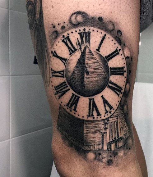 tatuaje reloj 17