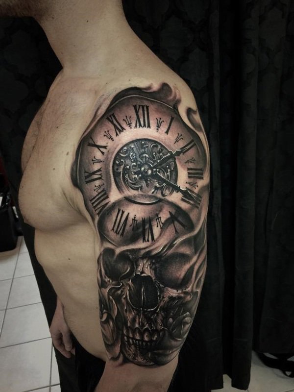 tatuaje reloj 51