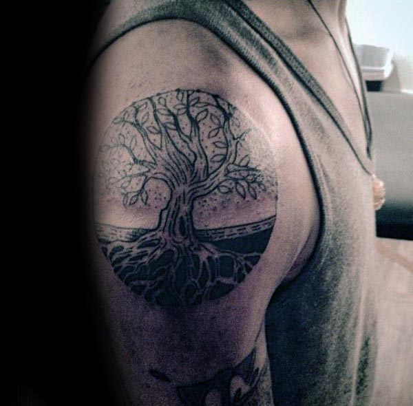 tatuaje arbol vida para hombre 10