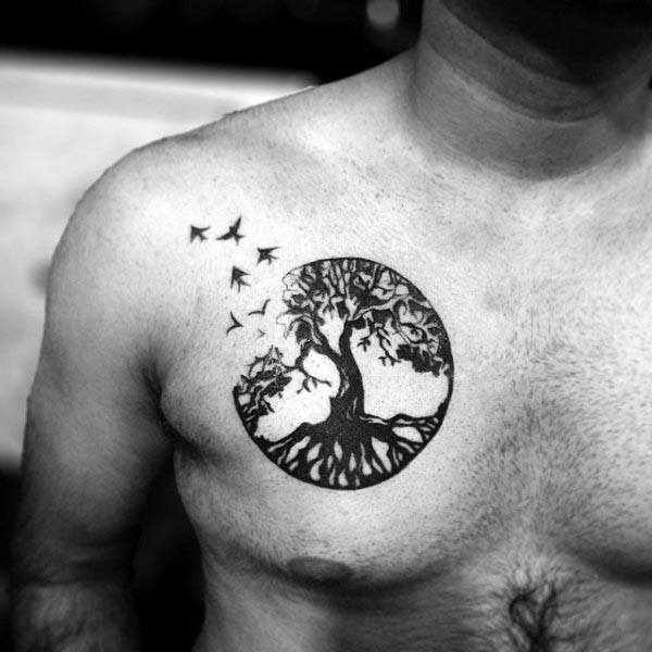 tatuaje arbol vida para hombre 11